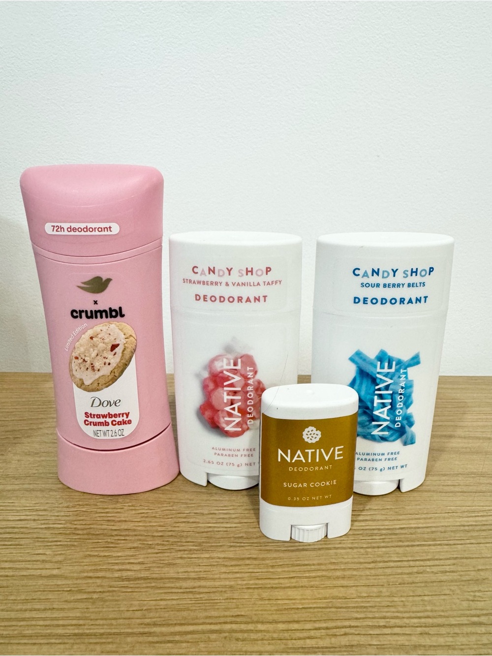 RARE Native Candy Shop + Dove Crumbl Limited Edition Deodorant Bundle